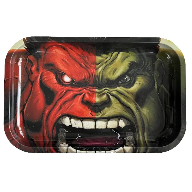 Wholesale Popular Design High Quality Metal Serving Trays Cheap Cartoon Rolling Tray