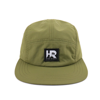 Oem 커스텀 로고 카키 5 패널 메쉬 캠핑 모자, 야외 실행 빠른 건조 나일론 모자 Gorras, 남성 여성 캠핑카 Duckbill 모자