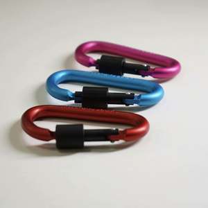 <span class=keywords><strong>Mousqueton</strong></span> de type D <span class=keywords><strong>verrouillable</strong></span> de 8CM audacieux de haute qualité <span class=keywords><strong>mousqueton</strong></span> en alliage d'aluminium personnalisé porte-clés porte-clés et <span class=keywords><strong>mousqueton</strong></span> promotionnels - Product Image 5