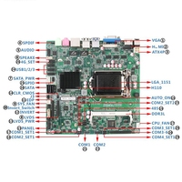 Motherboard Mini-ITX Baru 2GB 10USB 10RS232 Intel I7/I5/I3 Core DDR4 Single Channel SATA Chipset Intel H110 Express Terintegrasi