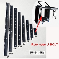 Accessoires de quincaillerie pour rack de mixage audio sur mesure, boîtier de transport en fer, pièces de sac pour consoles 10U 12U 14U 16U 18U 20U