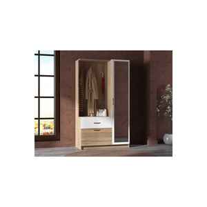 Reina Deluxe Chic - Perchero blanco Sonomo con almacenamiento de zapatos, organizador elegante para vestíbulo/hall de entrada, organizador elegante para colocar sobre la puerta - Product Image 5