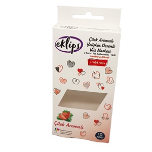 Caja de Embalaje de Papel con Ventana Transparente, Autoformable, Reutilizable, Ecológica, Personalizada, para Cuidado Personal - Product Image 1