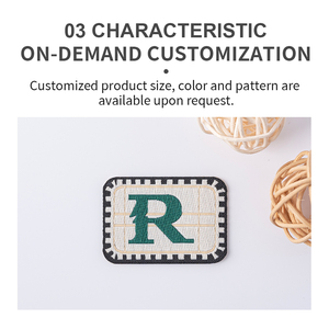 Mật độ cao không thường xuyên dệt may nhãn cao cấp quần áo cuộn nhãn với Laser cắt cạnh - Product Image 4