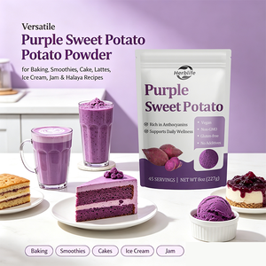Polvo de Camote Morado de Marca Privada OEM ODM, Rico en Antocianinas, Vitaminas y Minerales Añadidos Personalizados, Vegano, Sin Gluten, No Modificado Genéticamente - Product Image 4