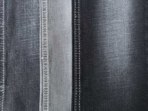 Rollos flameados de poliéster spandex de algodón de alta calidad de tela vaquera para jeans <span class=keywords><strong>y</strong></span> pantalones fabricante en China - Product Image 4