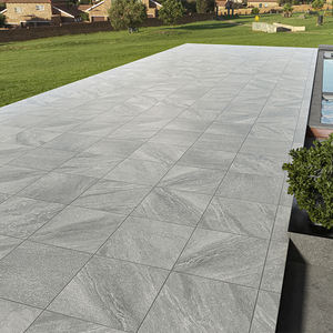 Carreaux de sol gris 600x600 personnalisés, épaisseur 20 mm, antidérapants R11, surface mate rugueuse, carreaux de sol en porcelaine rustiques pour extérieur - Product Image 5