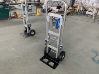 Chariot à quatre roues en aluminium pliable 2-en-1 avec caractéristiques de personnalisation OEM