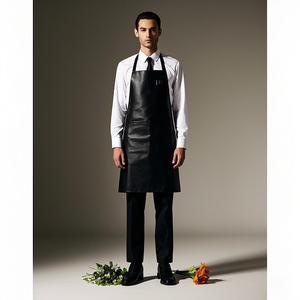 Bán Buôn Nặng Sọc Vải Tạp Dề Biểu Tượng Tùy Chỉnh In Da Nhà Bếp Nấu Ăn Làm Sạch Quần Áo Bền Có Thể Giặt Bông - Product Image 4