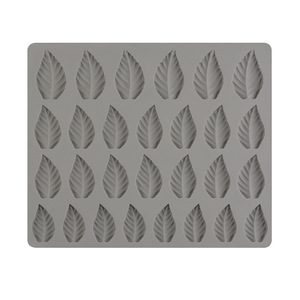 Hy 28-khoang nhỏ lá sô cô la kẹo <span class=keywords><strong>Jello</strong></span> Silicone khuôn xà phòng nến bánh trang trí làm khuôn - Product Image 5