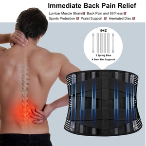 Ceinture lombaire médicale antidérapante à 6 baleines, soutien de la taille réglable, respirante, soulagement de la douleur dorsale - Product Image 5