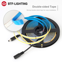 2024 Vente Chaude FCOB Led Bande 12V 24V Haute Luminosité Linéaire Ruban Blanc Pur Cob Dotless Flexible Dimmable Led Bande Lumineuse