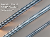 Factory Direct Shock Resistant Carbon Steel Galvanized Grade 4.8 8.8 10.9 Din975 High Hardness Quick Dispatch Thread Rod