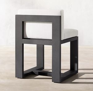 अनुकूलन योग्य आधुनिक एल्यूमीनियम आउटडोर फर्नीचर डाइनिंग टेबल 8 सीटर गार्डन टेबल और कुर्सी सेट - Product Image 3