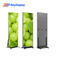 Schermo LED Portatile a Installazione Rapida GOB P1.53 P1.86 P2 P2.5 640mm*1920mm 960mm*1920mm, Insegna Digitale per Interni per Saloni