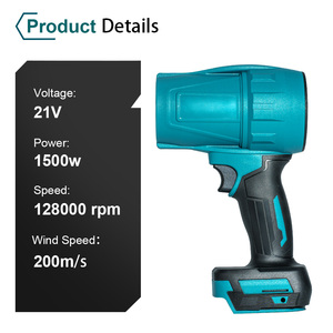 Soplador de Aire Comprimido Portátil Inalámbrico a Batería, Ventilador Industrial Pequeño para Limpieza, CB04 con Batería L - Product Image 5