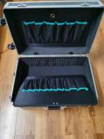 Coffret de rangement en aluminium personnalisé pour atelier de réparation / Mallette de transport d'outils avec chariot et roues