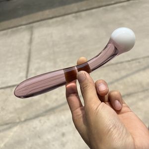 Halus. Dildo kaca untuk. Mainan seks pemijat noda G prostat untuk wanita atau Pria - Product Image 6