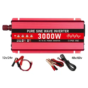 Zhuojinグリッド純粋な正弦波110v220vインバーター3000w DC AC電源オフ