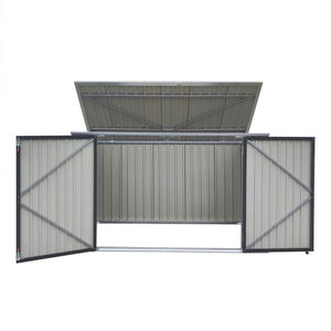 AJUNION Extra Large giardino capannone di stoccaggio in metallo capannone di stoccaggio giardino edificio capannone con chiusura a chiave - Product Image 3