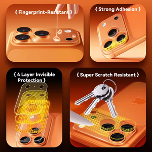 <span class=keywords><strong>Pellicola</strong></span> Protettiva per Fotocamera Apple 17 con Base, Resistente ai Graffi, <span class=keywords><strong>Pellicola</strong></span> Protettiva per Fotocamera di Telefoni Cellulari Apple 17 - Product Image 4
