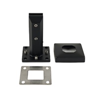 Prix bas : Spigot en acier inoxydable pour balustrade en verre, garde-corps de balcon et rampes de terrasse