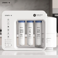 Sistema de Ósmosis Inversa (RO) OEM/ODM de 100 GPD, 6 Etapas, Filtro Purificador de Agua Bajo Fregadero para Cocina, Cafetera Espresso, Máquinas de Hielo, Uso Doméstico