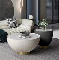 Table basse de luxe moderne légère en pierre frittée, réseau créatif domestique, table basse en marbre artificiel, offre spéciale