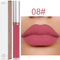 Vente en gros de gloss à lèvres liquide mat pour le maquillage quotidien, 18 couleurs, longue tenue, imperméable, hydratant, cosmétiques, gloss à lèvres