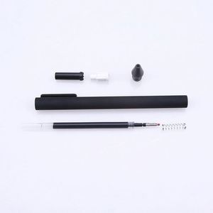 Design Est Bulk Plastic Cheap Multicolored Rubber Coated Ballpoint Pens With OEM Retractable Custom Printed Logo for Stationery - Product Image 3