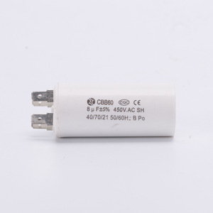 Condensateur à film CBB60 8uF 450V AC à double plaque pour moteur de machine à laver et pompe à eau - Product Image 2