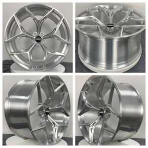 Jantes en alliage brossé argenté forgées neuves de 17 à 24 pouces pour Mercedes Série 5, Classe E, Audi A7 5x112/114.3/120 - Product Image 4