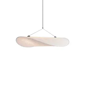 iron art retro Chandelier nordic design led dining room industrial commercial silk pendant lights for villa lamp