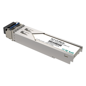 ผลิตในประเทศจีน โมดูล SFP แบบ Single Mode Dual Fiber LC 1310nm 1.25G SMF ระยะส่งสัญญาณไฟเบอร์ออปติกสูงสุด 20 กม. - Product Image 1