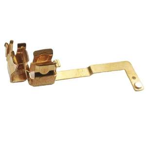 Bande conductrice de courant <span class=keywords><strong>EUR</strong></span> Standard Nepal 15A Pièces de douille en cuivre nickelé Eu avec contact de terre - Product Image 6