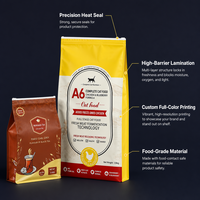 Pochette personnalisée imprimée avec fermeture éclair refermable pour l'emballage de collations et d'aliments secs