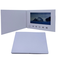 Écran LCD 7 pouces, carte d'invitation numérique animée pour mariage, album, boîte-cadeau, brochure vidéo, promotionnelle pour entreprises