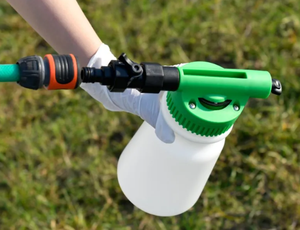 Pulvérisateur d'extrémité de tuyau à cinq rapports de conception créative, facile à utiliser, pour l'extérieur, le jardin et la pelouse - Product Image 3