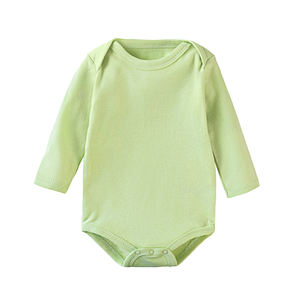 Mamelucos de bebé de otoño e invierno al por mayor, ropa de bebé recién nacido personalizada para niñas y niños, mameluco de punto de algodón peinado 100% para bebé - Product Image 3
