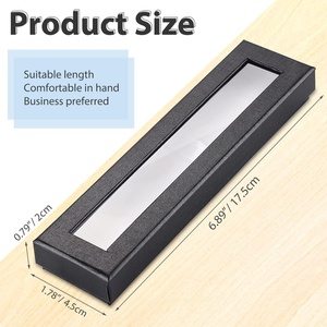 Custom Wholesale Luxury <b>Pen</b> Watch Necklace <b>Box</b> Craft Gift Packaging <b>Box</b> With Clear Window - Product Image 3