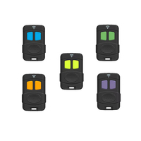 Télécommande automatique à 2 boutons avec couvercle coulissant, code roulant multifréquence, portée 100m