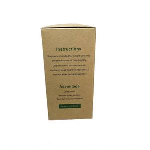 Eco Friendly Fully <b>Compostable</b> Disposable Poo <b>Bag</b> Dog Trash <b>Bag</b> Customized Pet Biodegradable Dog Poop <b>Bag</b> - Product Image 3