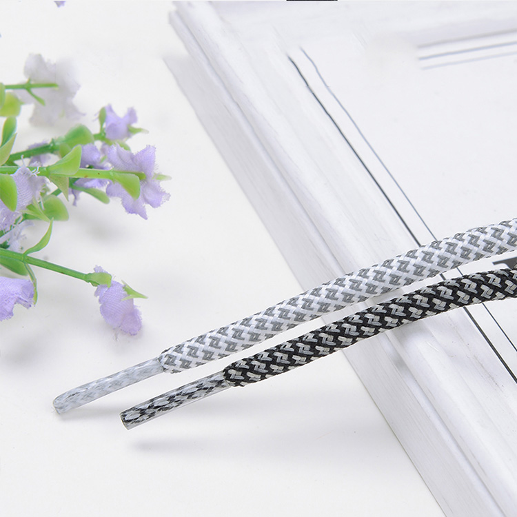 2019, индивидуальная упаковка, кружевные Круглые красочные сублимационные шнурки для обуви