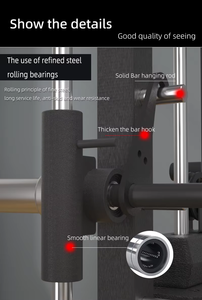 เครื่องออกกำลังกายแบบมัลติฟังก์ชั่น PINJIAN รุ่น Smith Rack สำหรับใช้ในเชิงพาณิชย์และในบ้าน พร้อมอะไหล่ - Product Image 6