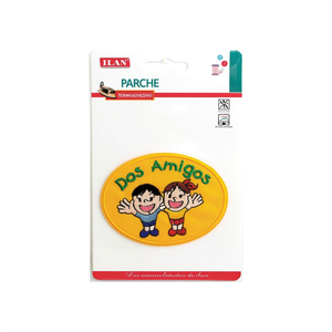 Ilan Parche Dos Amigos 9.3x7cm Termoadesivo per Abbigliamento - Product Image 2
