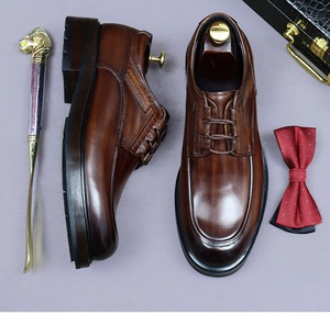 Mocassins habillés pour hommes en cuir véritable à bout fermé, confortables et luxueux, parfaits pour les mariages et le bureau - Product Image 3