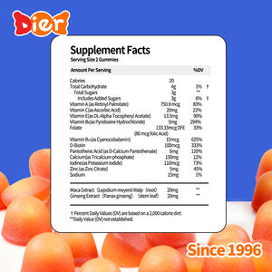 Caramelle all'ingrosso personalizzate Private Label senza zucchero di caramelle multivitaminiche da uomo aumentano l'energia per l'allenamento supporto alle caramelle per la salute delle articolazioni - Product Image 6