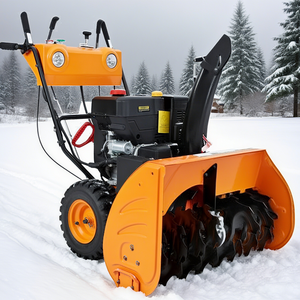 Souffleuse à neige à essence haute puissance 196cc, jet longue distance de 12m, équipement de déneigement municipal/aéroport à haute efficacité - Product Image 2