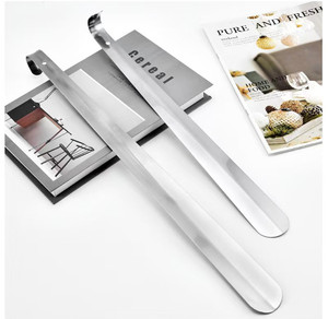 <span class=keywords><strong>Chausse</strong></span>-pieds en métal de grande taille avec logo OEM, long en acier inoxydable, aide à l'enfilage des chaussures - Product Image 5