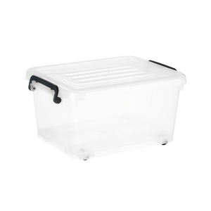 Boîte de rangement en <span class=keywords><strong>plastique</strong></span> transparente Huasu personnalisée de 35 <span class=keywords><strong>L</strong></span>, 50 <span class=keywords><strong>L</strong></span>, <span class=keywords><strong>60</strong></span> litres <span class=keywords><strong>avec</strong></span> <span class=keywords><strong>couvercle</strong></span> - Product Image 3